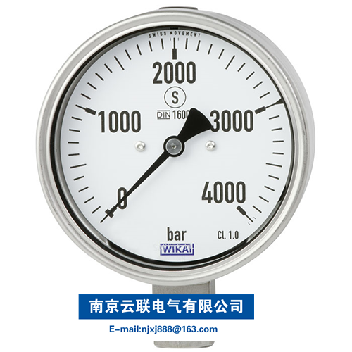 WIKA PG23HP-P 波登管壓力表，不銹鋼材質(zhì)
