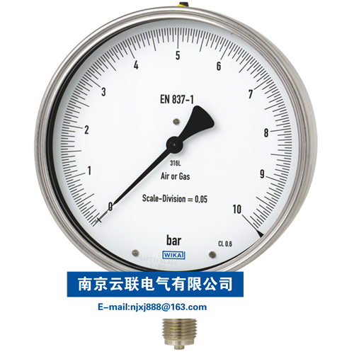 WIKA 332.50, 333.50 檢測(cè)儀表，不銹鋼材質(zhì)