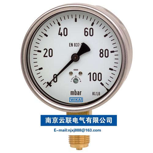 WIKA 612.20 膜盒式壓力表，銅合金材質(zhì) - 副本