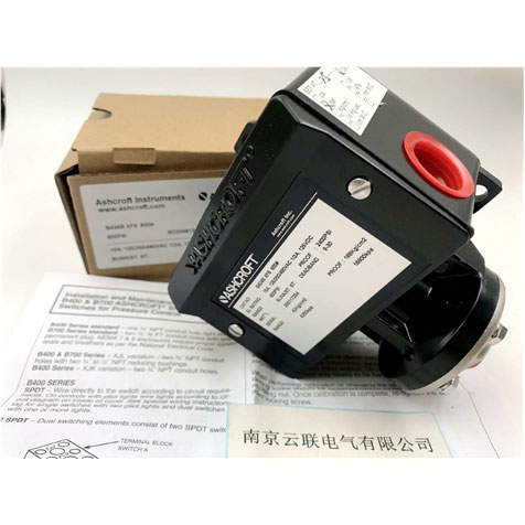 ASHCROFT 雅斯科B420壓力開關B420-BXF